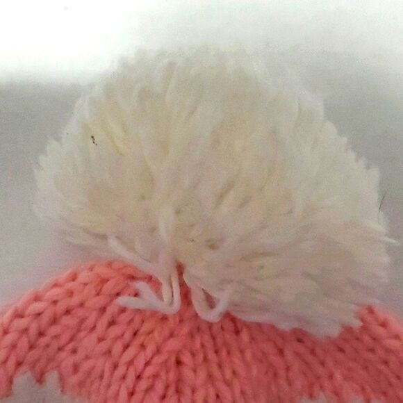 Carter's Pink Fox Pom Pom Cozy Baby Beanie - Picture 3 of 6